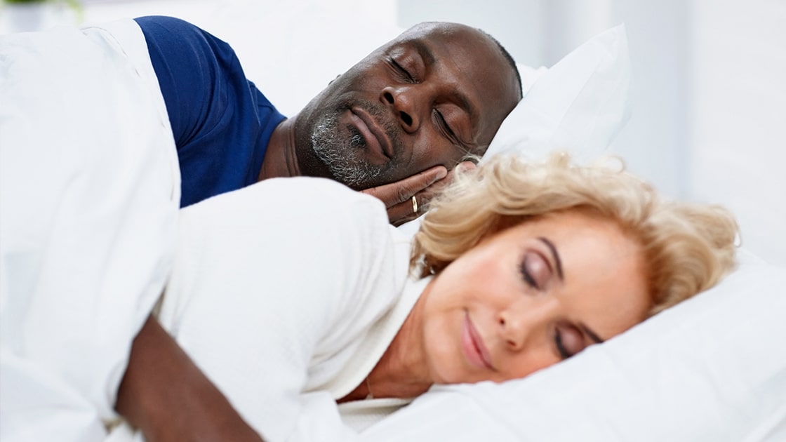 Married Couple Sleeping Peacefully