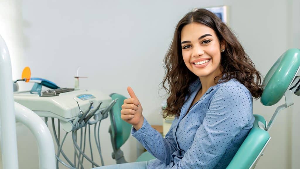 Smiling Patient Thumbs-Up at Sleep Better Solution